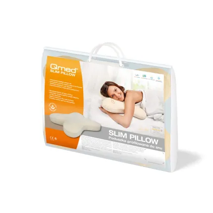 Ортопедична подушка для сну на животі Qmed Slim Pillow, зображення 4