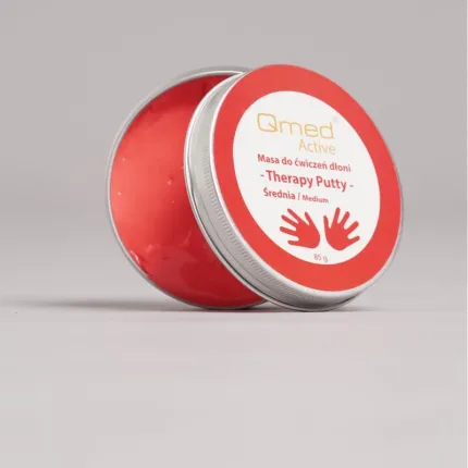 Qmed Therapy Putty Medium - Пластическая масса для реабилитации ладони, средняя, Цвет: Красный