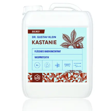 Рідкий концентрат для ванн Каштан, тонізуючий DR. GUSTAV KLEIN 5 л, Об'єм: 5 л