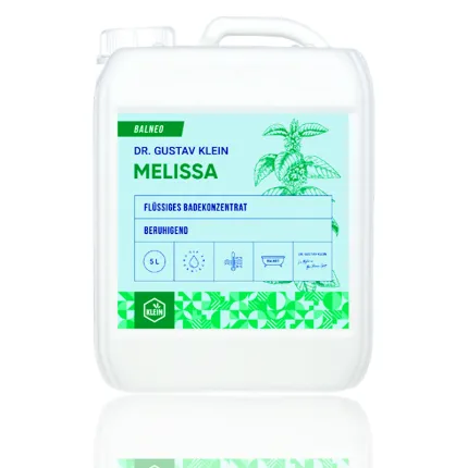 Рідкий концентрат для ванн Меліса, седативний DR. GUSTAV KLEIN 5 л, Об'єм: 5 л