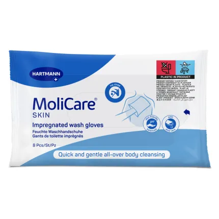 Миючі вологі рукавички MoliCare Skin, 8 шт.