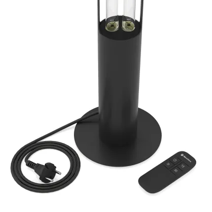 Бактерицидний опромінювач BactoSfera 360° U95 +100% RC-TIMER Black, зображення 4