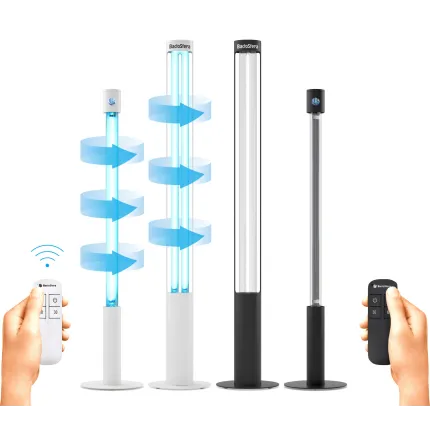 Бактерицидний опромінювач BactoSfera 360° U95 +100% RC-TIMER Black, зображення 6