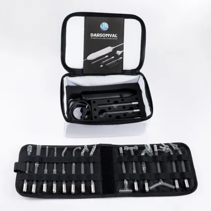 Дарсонваль BactoSfera DARSONVAL Black з сумкою і набором електродів (17 шт), Колір: Чорний