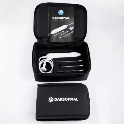 Дарсонваль BactoSfera DARSONVAL White з сумкою і набором електродів (17 шт), Колір: білий, зображення 3