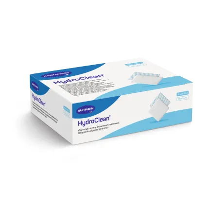 HydroClean Гідроклін 10 x 10 см гідроактивна абсорбуюча пов'язка 1шт, Розмір пов'язки: 10см х 10см, Тип пов'язки: Без антисептика ПГМГ