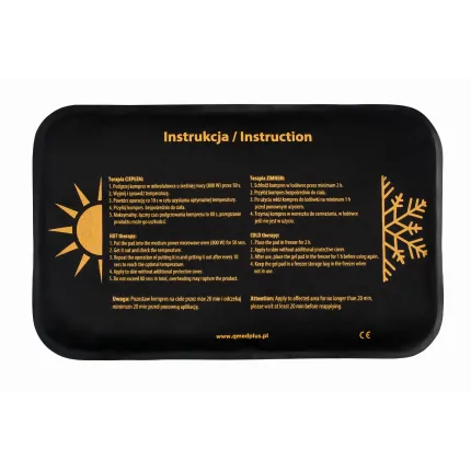 Компрес гелевий для теплої і холодної терапії Qmed Hot Cold Pack 19 см х 30 см, Розмір: 19 x 30 см, зображення 3