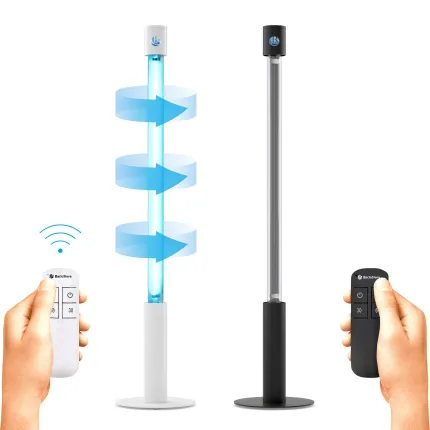 Бактерицидний опромінювач BactoSfera 360° 15 OZONE RC-TIMER Black, зображення 2