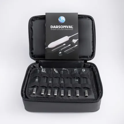 Дарсонваль BactoSfera DARSONVAL White з сумкою і набором електродів (11 шт), Колір: білий, зображення 3