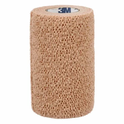 Бинт аутоадгезийний самофиксирующийся эластичный 3M Coban / Кобан Телесный 10см*4,5м, Размер бинта: 10 см х 4.5 м, Количество: 1 шт., Цвет: Бежевый