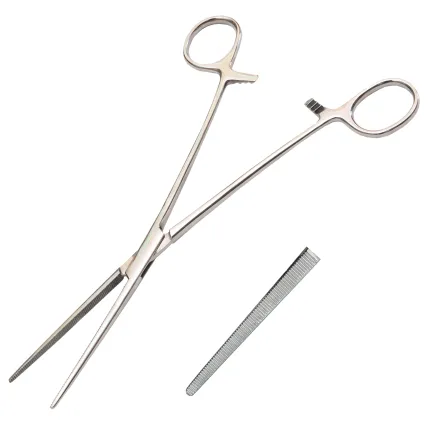 Затискач Більрот прямий № 2 Surgiwelomed Rochester-Pean, довжина 19,8 см, р.ч. 60 мм