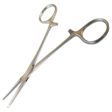 Зажим Бильрот прямой по Baby-Crile Surgiwelomed. Длина 14 см, р. 32 мм  