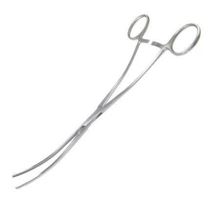 Зажим атравматичний для аневризми аорти ізогнутий Surgiwelomed DE BAKEY, довжина 24 см