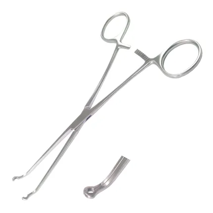 Затискач для шунтування сонної артерії Surgiwelomed JAVID, довжина 18 см, р.ч. 55 мм, діаметр 3 мм