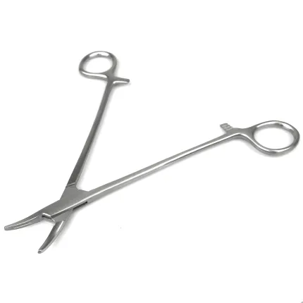 Голкотримач Surgiwelomed Mayo-Hegar зігнутий з жолобком. Довжина 16 см, Довжина: 160 мм