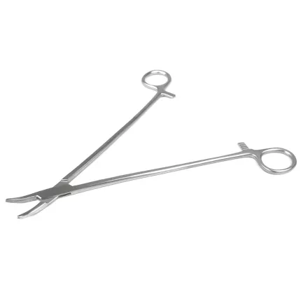 Голкотримач Surgiwelomed Mayo-Hegar зігнутий з жолобком. Довжина 24 см, Довжина: 240 мм