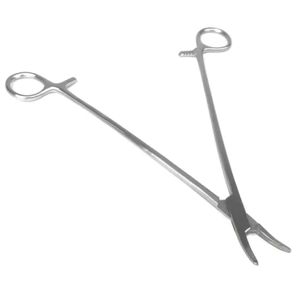 Голкотримач Surgiwelomed Mayo-Hegar зігнутий з жолобком. Довжина 24 см, Довжина: 240 мм, зображення 2