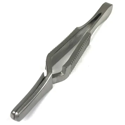 Клема бульдог для кровоносних судин зігнута по Surgiwelomed. Довжина 6 см