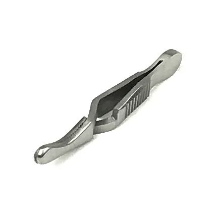 Клема бульдог для кровоносних судин зігнута по Surgiwelomed. Довжина 3,5 см