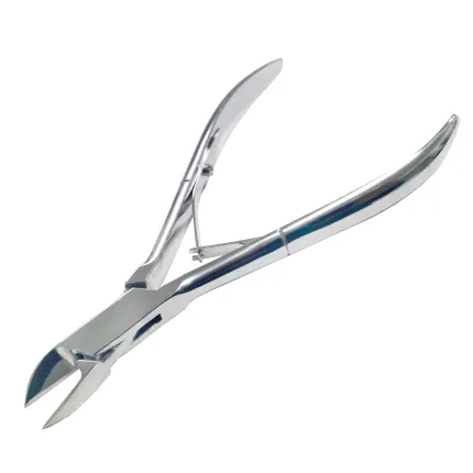 Кусачки нігтьові прямі з подвійною пружиною. Довжина 15 см, р.ч. 15 мм