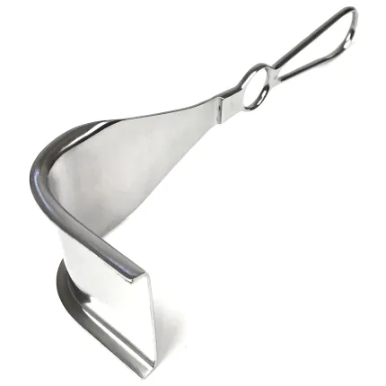 Зеркало вагинальное №4 по Doyen. Размеры р.ч. 110 х 45 мм