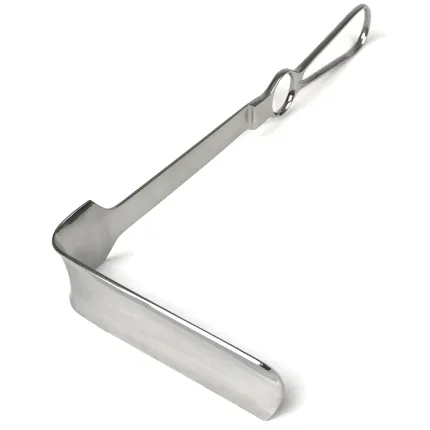 Дзеркало-підйомник вагінальне жолобувате № 2 по Kocher. Розміри: 100х35 мм