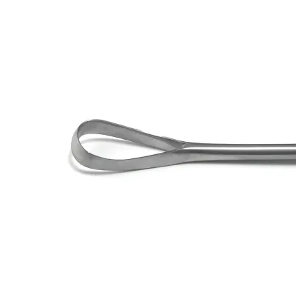 Кюретка гінекологічна Sims гостра, гнучка. Довжина 25 см, ширина 11,5 мм, зображення 2