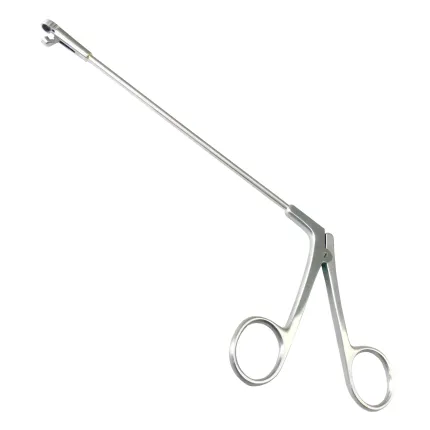 Щипці для біопсії вигнуті Berger. Довжина ствола 19 см, робоча частина 5 мм