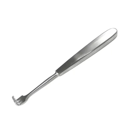 Гачок 3 зубці по Surgiwelomed Klapp, тупий, для сухожилля. Довжина 17,5 см, р.ч. 12х11 мм, зображення 2