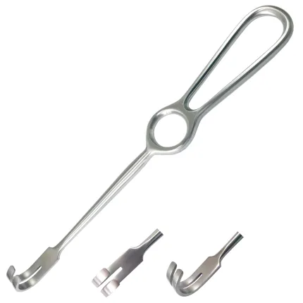 Гачок хірургічний 1 зубець тупий по Surgiwelomed Kocher. Довжина 22 см