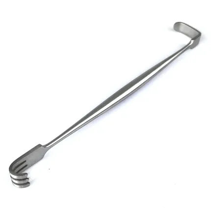 Гачок хірургічний двосторонній Surgiwelomed Senn-Miller тупий. Довжина 16 см