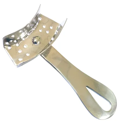 Ложка оттискная стоматологическая перфорированная для коронок и мостовидных протезов по STOLLEY