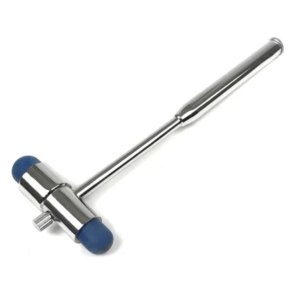 Молоток неврологічний Traube 17 см, р.ч. 60 мм, діаметр 15 мм, вага 80 гр.