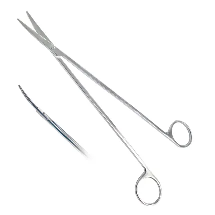 Ножиці Surgiwelomed вертикально зігнуті дитячі Potts-Smith. Довжина 19 см