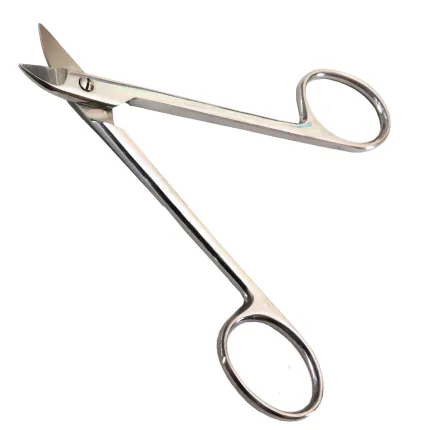 Ножницы для коронок вертикально изогнутые. Длина 12,5 см