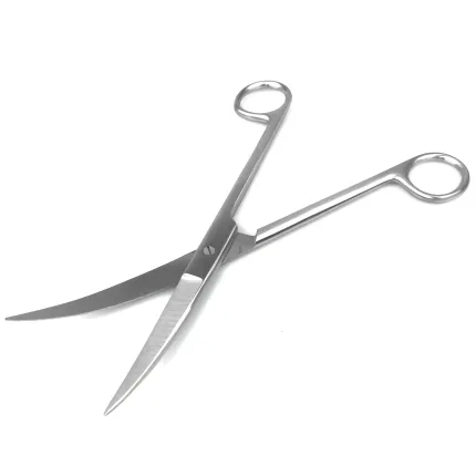 Ножиці Surgiwelomed гострокінцеві зігнуті. Довжина 20 см