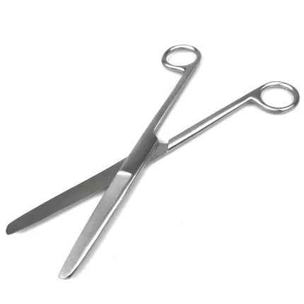 Ножиці Surgiwelomed тупокінцеві прямі. Довжина 20 см