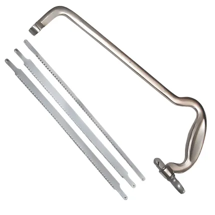 Пила рамкова з трьома полотнами Surgiwelomed. Довжина 27 см