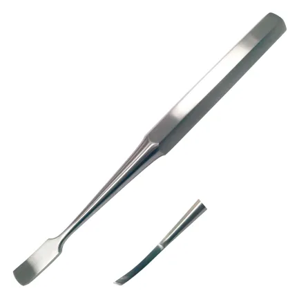 Распатор для отделения надкостницы от кости периостальный с незначительным изгибом по Key Surgiwelomed. Размер 19 см х 12 мм