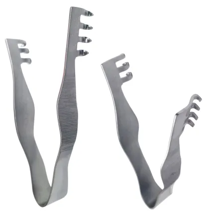 Ранорозширювач Surgiwelomed гострий 3 і 4 зубці по Finsen. Довжина 7 см