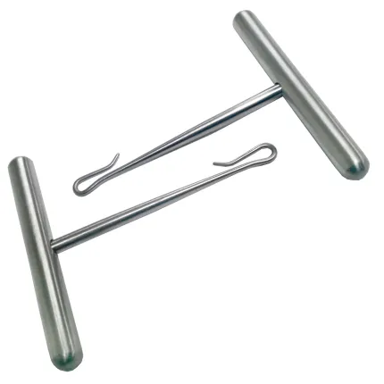 Ручки к пилам проволочных витых хирургических 2шт Surgiwelomed. Размеры 65 х 60 мм