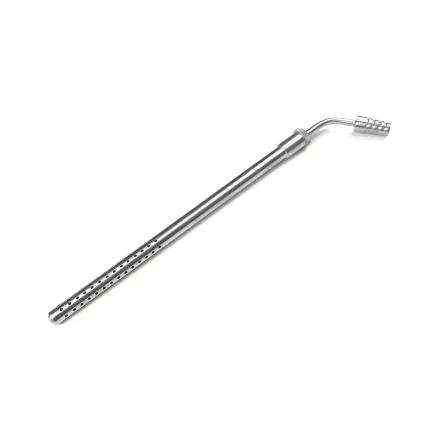 Трубка аспіраційна Poole, вигнута. Довжина 22 см, діаметр 8 мм