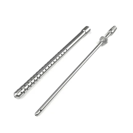 Трубка аспирационная Poole. Длина 22 см, диаметр 10 мм., изображение 3