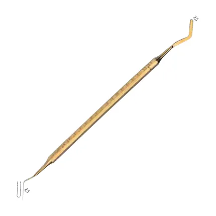 Шпатель стоматологічний, двосторонній, гнучкий, з восьмигранною ручкою,Ширина 2,5 мм, зображення 2