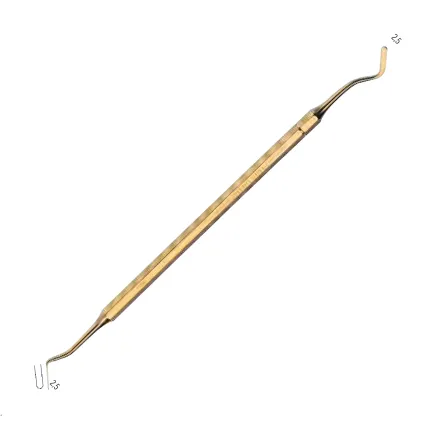 Шпатель стоматологічний, двосторонній, жорсткий, з восьмигранною ручкою, Ширина 2,5 мм