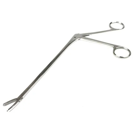 Щипці вагінальні для сторонніх тіл дитячі № 2 Mathieu. Довжина 25,3 см, довжина ствола 18 см