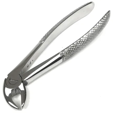 Щипці для видалення молочних різців нижньої щелепи №38. Довжина 14 см, ширина 5 мм