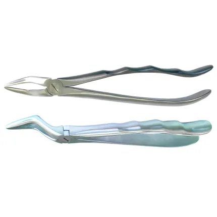 Щипці із середніми губками для видалення коріння зубів верхньої щелепи № 51. Довжина 18,5 см, ширина 5 мм, зображення 2