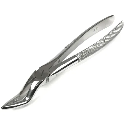 Щипці з широкими губками для видалення коріння зубів верхньої щелепи № 52. Довжина 18,5 см