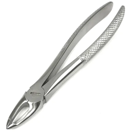 Щипцы для удаления фрагментов корней резцов глубокого захвата верхней челюсти №29F. Длина 17 см